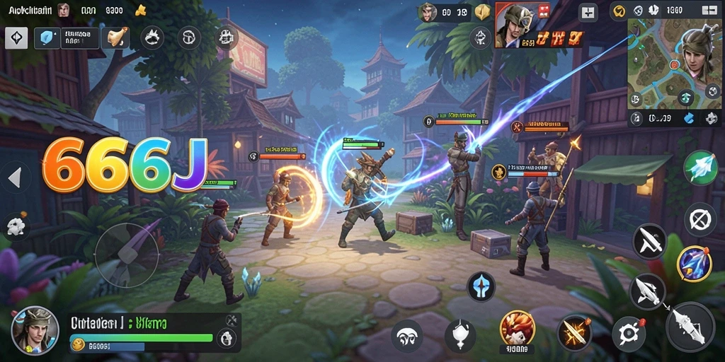 Screenshot menunjukkan tampilan antarmuka 666J yang user-friendly.