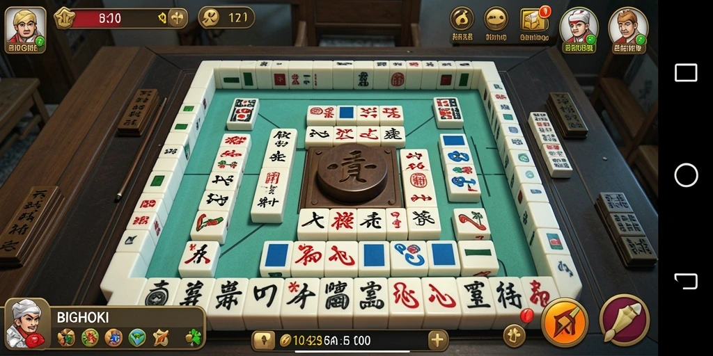 Tampilan gameplay BIGHOKI yang penuh warna dan menarik.