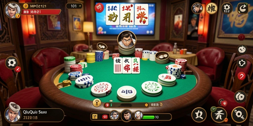 Tampilan menawan saat bermain game QiuQiu MPO2121.