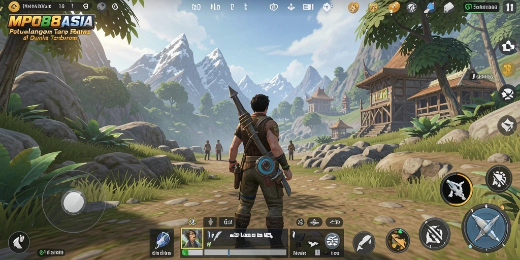 Tampilan gameplay Open World MPO88ASIA yang memukau.