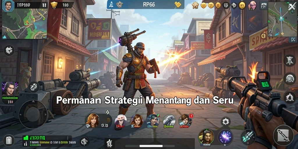 Tampilan gameplay RP66 yang menegangkan dan strategis.