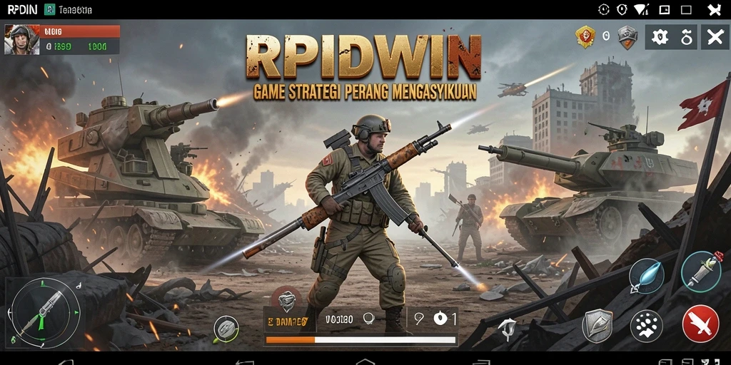 Tangkapan layar gameplay <strong>RPIDWIN</strong> menunjukkan aksi pertempuran yang seru dan strategi mendalam.